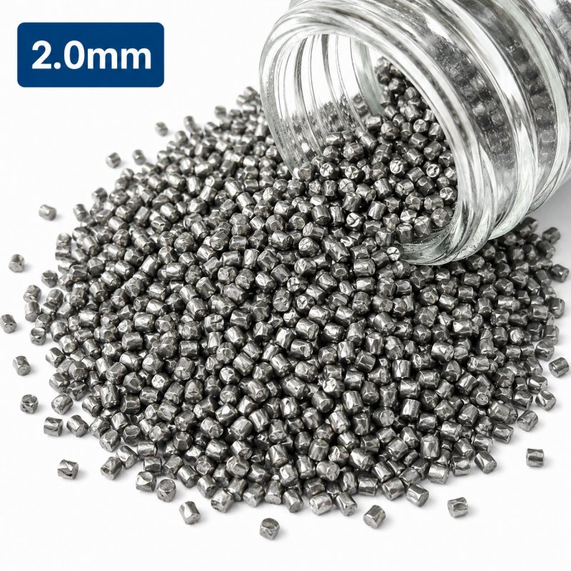 2.0mm Steel Cut Wire Shot | Heavy Duty Peening