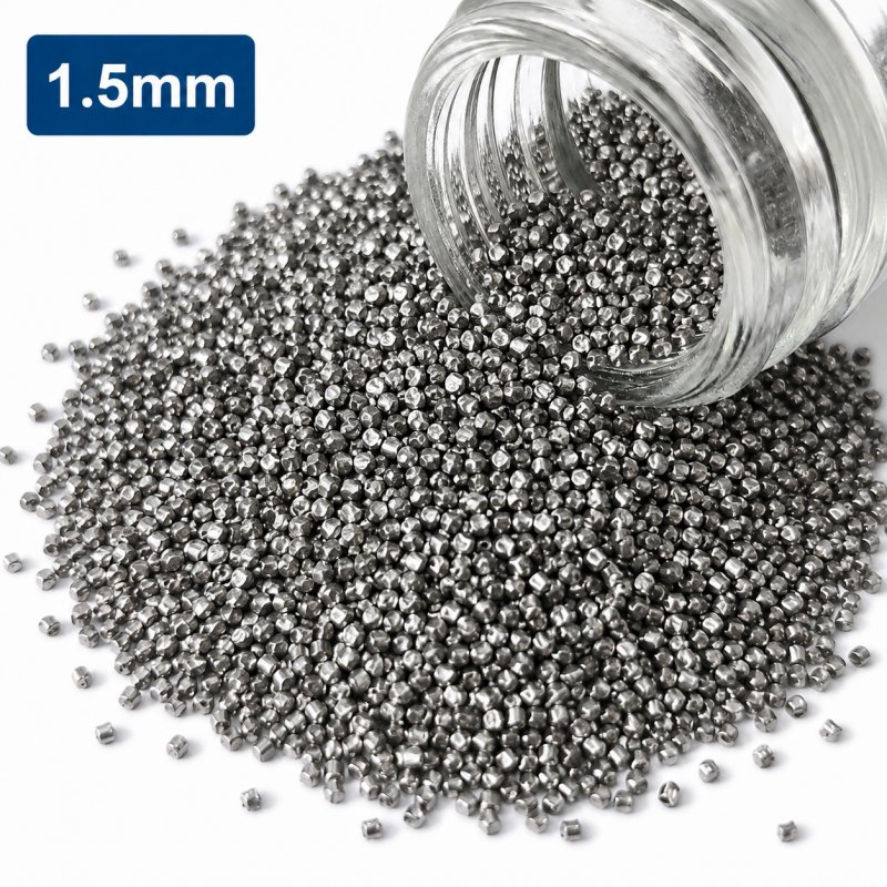 1.5mm Stainless Steel Cut Wire Shot | Die Casting Finishing