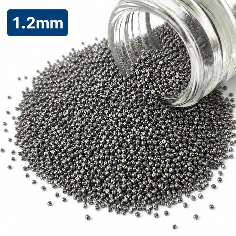 1.2mm Stainless Cut Wire Shot | Aluminum Surface Finishing